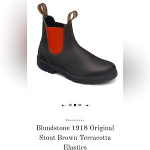 Blundstone 1918 Original Stout Brown Terracotta Elastic boots